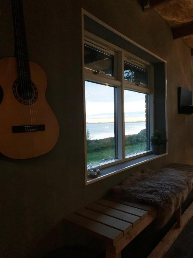 Skyview fra hytte i første række til Fjord. Hotell Holbæk Eksteriør bilde