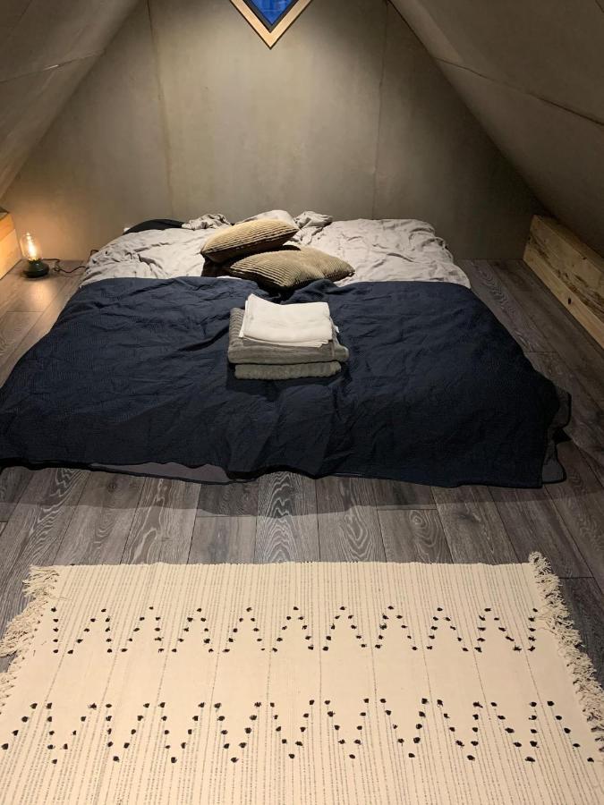 Skyview fra hytte i første række til Fjord. Hotell Holbæk Eksteriør bilde